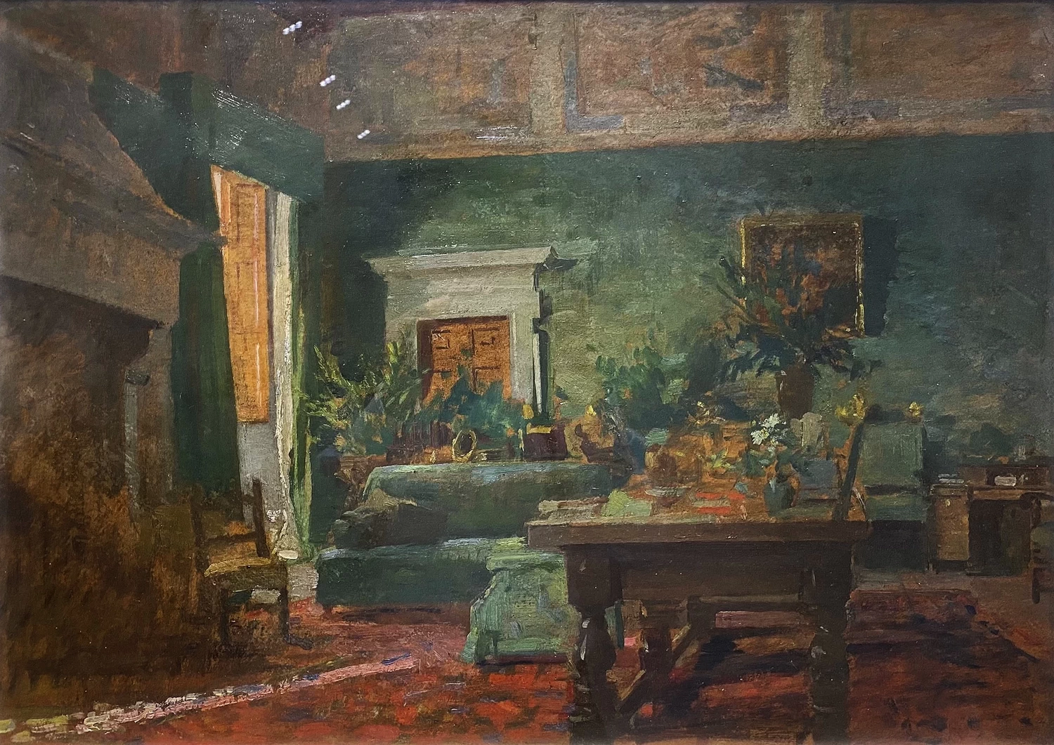 Interno di Villa Gioli a Fauglia